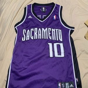 Purple Sacramento Kings Throwback Bibby Jersey